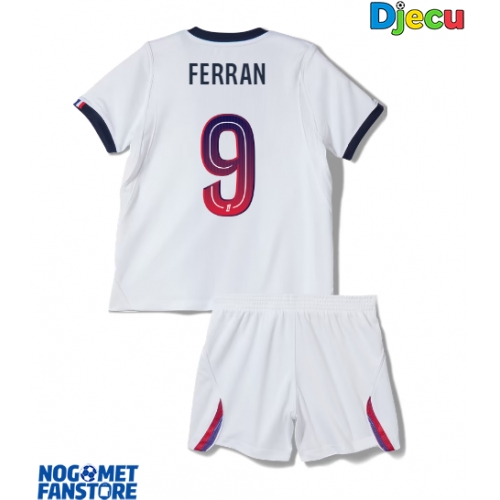 Paris Saint-Germain Ferran Torres #9 Gostujuci Dres za djecu 2026-27 Kratak Rukav (+ Kratke hlače)